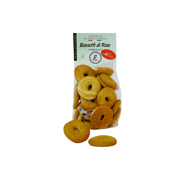 Biscotti di Riso Senza Zucchero Gr.300
