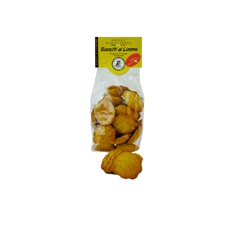 Biscotti Limone Senza Zucchero Gr.300